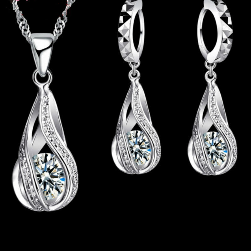 Zircon Crystal Earrings Pendant Jewelry