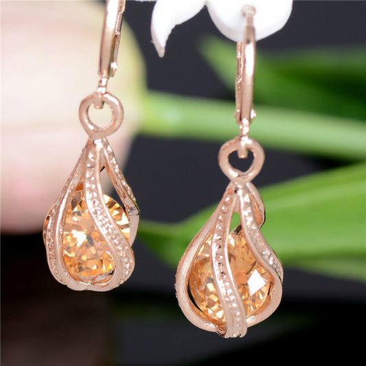 Zircon Crystal Earrings Pendant Jewelry