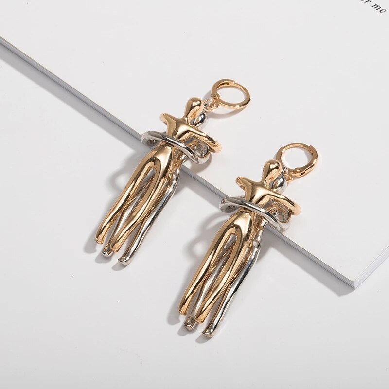 Double hug earrings