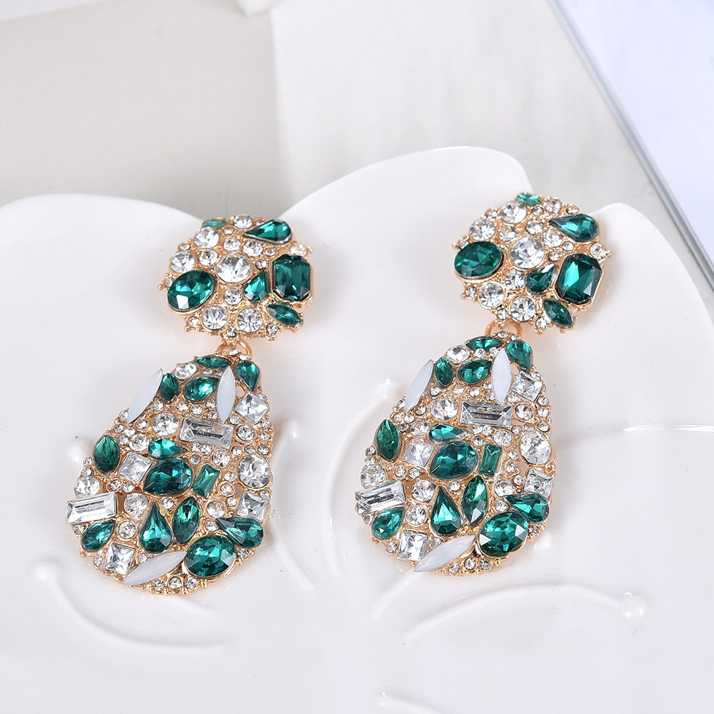 Luxury Women Jewelry Colorful Accessories Graceful Ladys Dangle Earrings