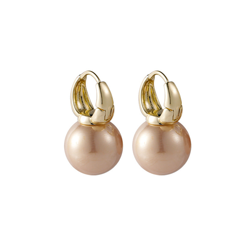 French Pearl Stud Earrings