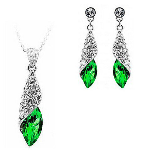 Earring necklace set