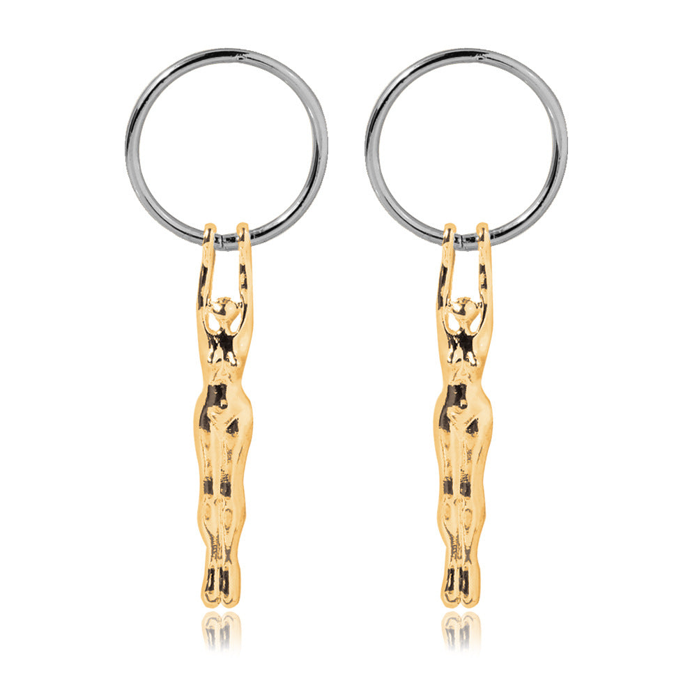 Double hug earrings