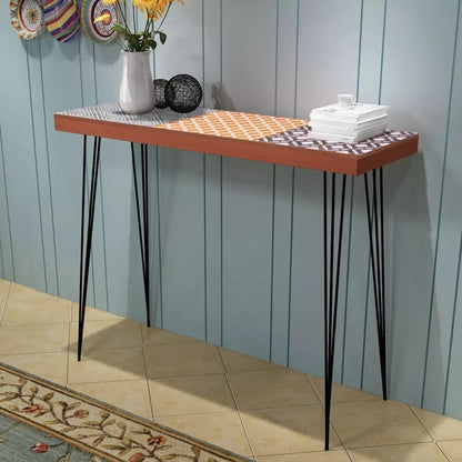 Console Table 90 x 30 x 71.5 cm Brown