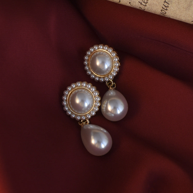 Women's Pearl Metal Alloy Earrings