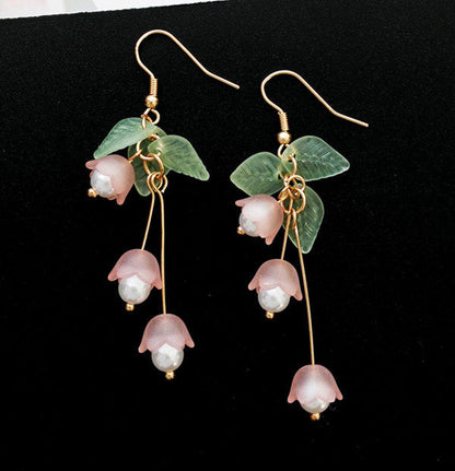 Lily Of The Valley Flower Female Earrings