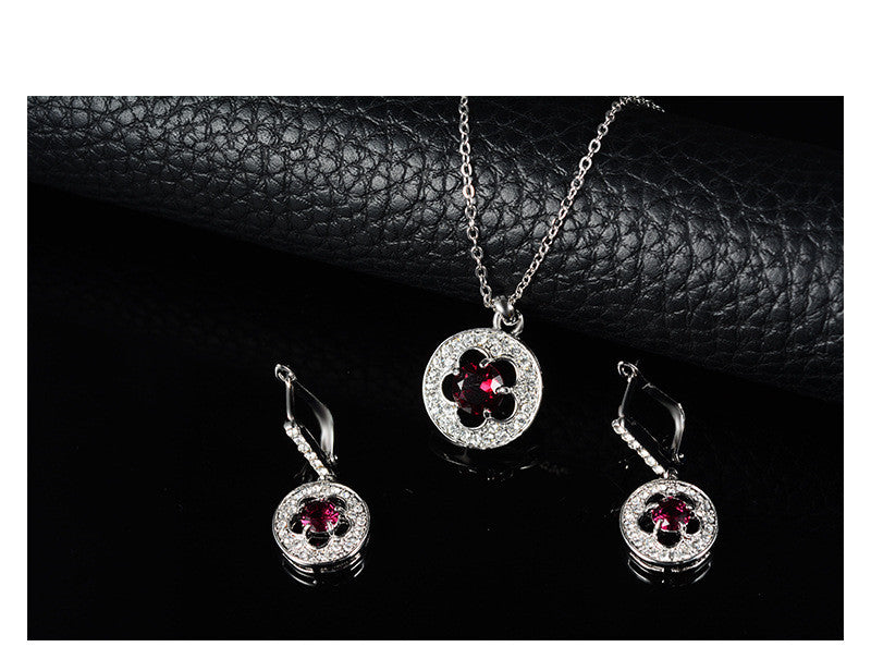 Fashion Bridal Jewelry Earrings Necklace Set