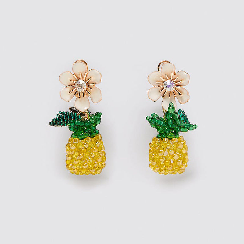 Fruit acrylic earrings jewelry