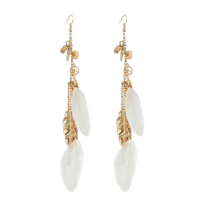 Ethnic style leaf earring jewelry