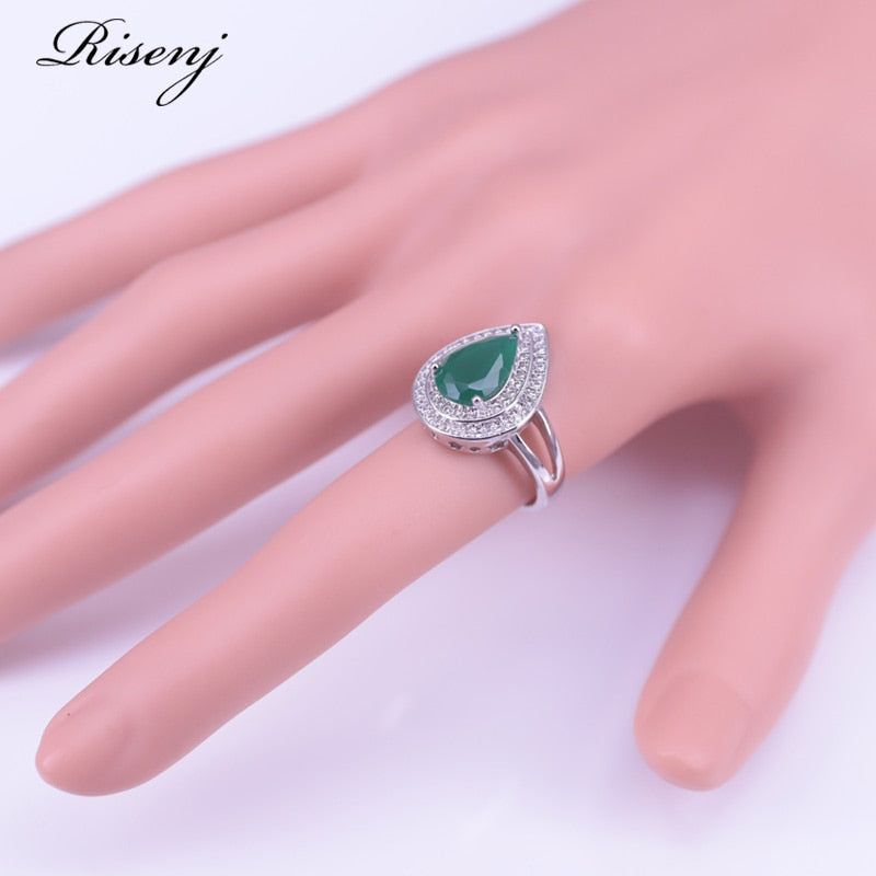 Malay Jade 925 silver jewelry set for women earrings ring necklace set 925 sterling silver costume jewelry set bridal jewelry