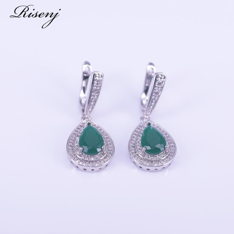 Malay Jade 925 silver jewelry set for women earrings ring necklace set 925 sterling silver costume jewelry set bridal jewelry