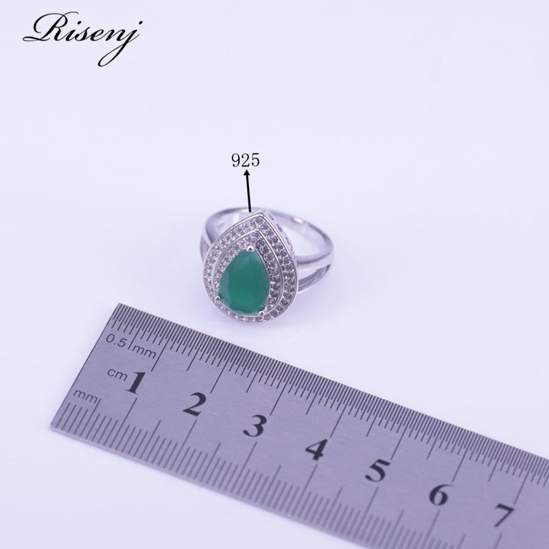 Malay Jade 925 silver jewelry set for women earrings ring necklace set 925 sterling silver costume jewelry set bridal jewelry