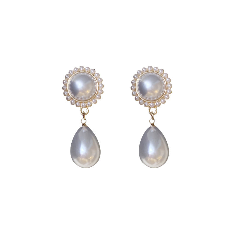 Women's Pearl Metal Alloy Earrings