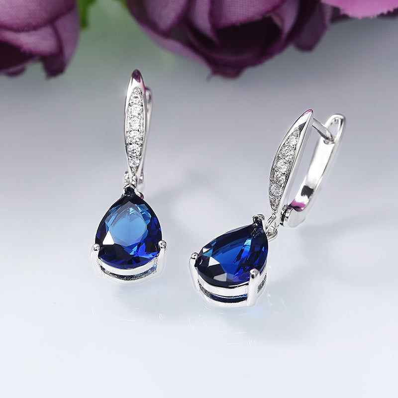 Huitan Women Drop Earrings Fashion Jewelryfor Party Wedding Anniversary Love Gifts